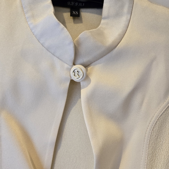 Gucci Cream Sleeveless Top Size XS - Picture 3 of 6